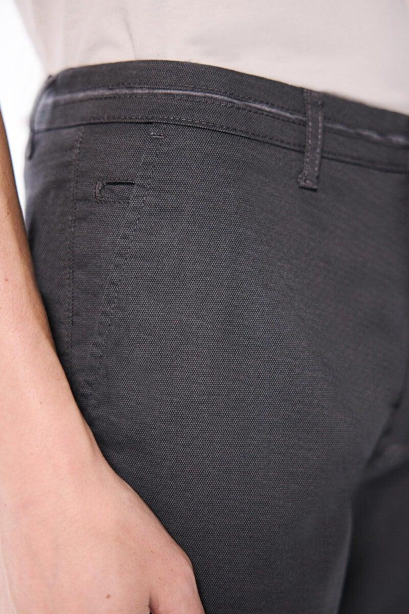 Cortefiel Pantalón Chino Microestampado Slim Fit