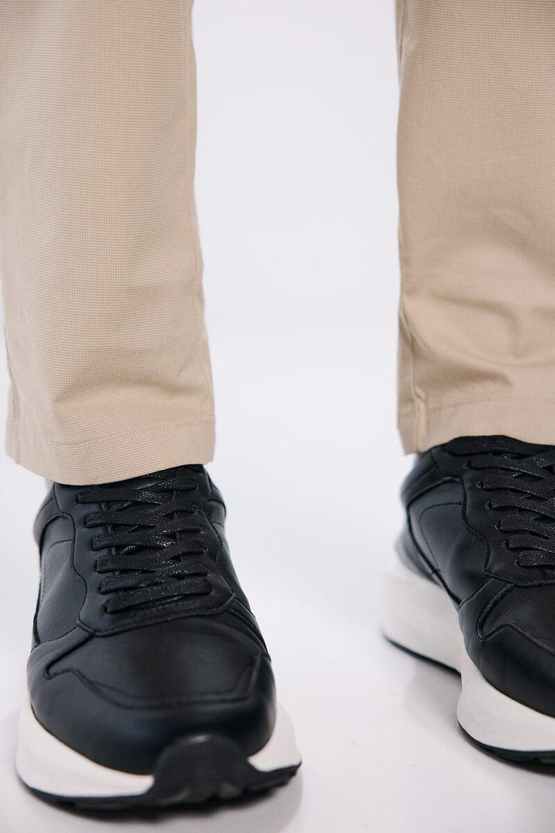 Cortefiel Pantalón Chino Microestampado Slim Fit