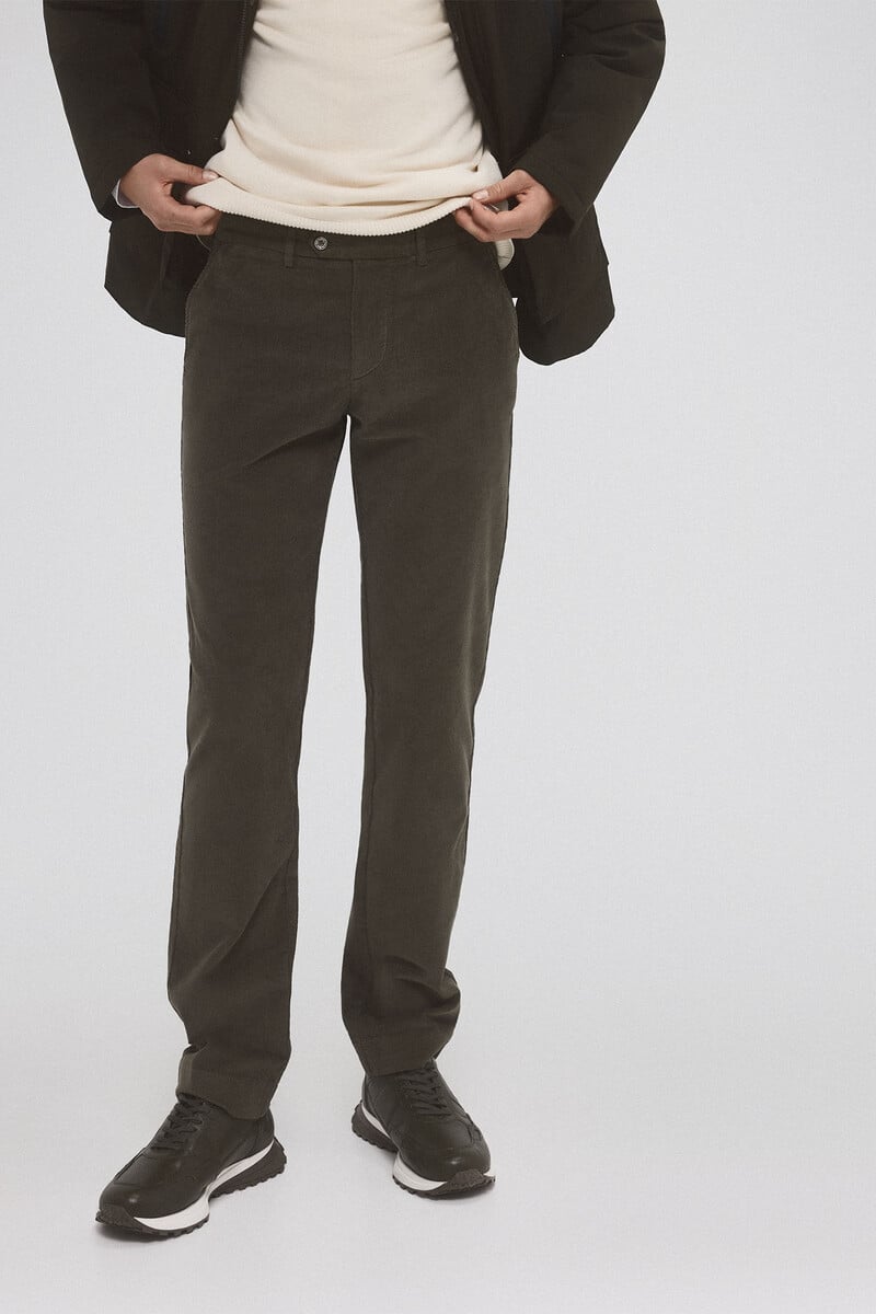 Cortefiel Pantalón Chino Premium Flex Regular Fit