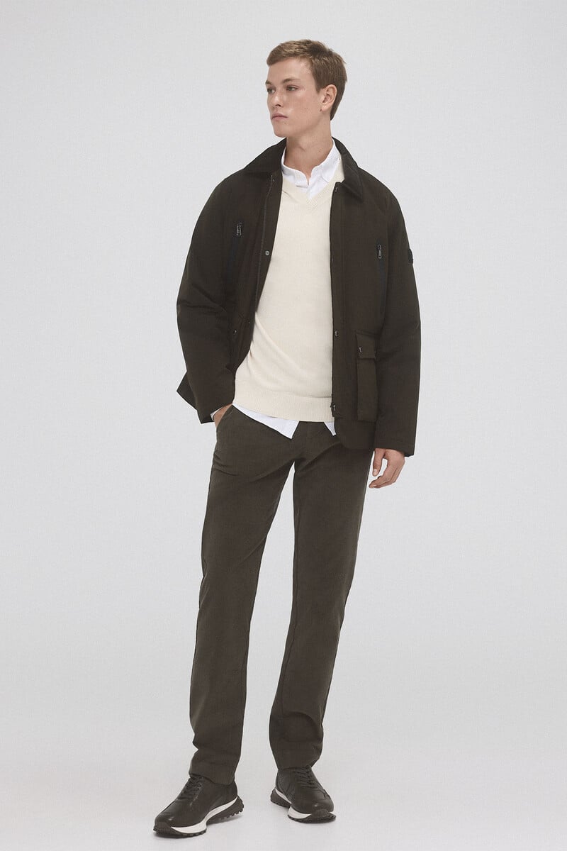 Cortefiel Pantalón chino premium flex regular fit