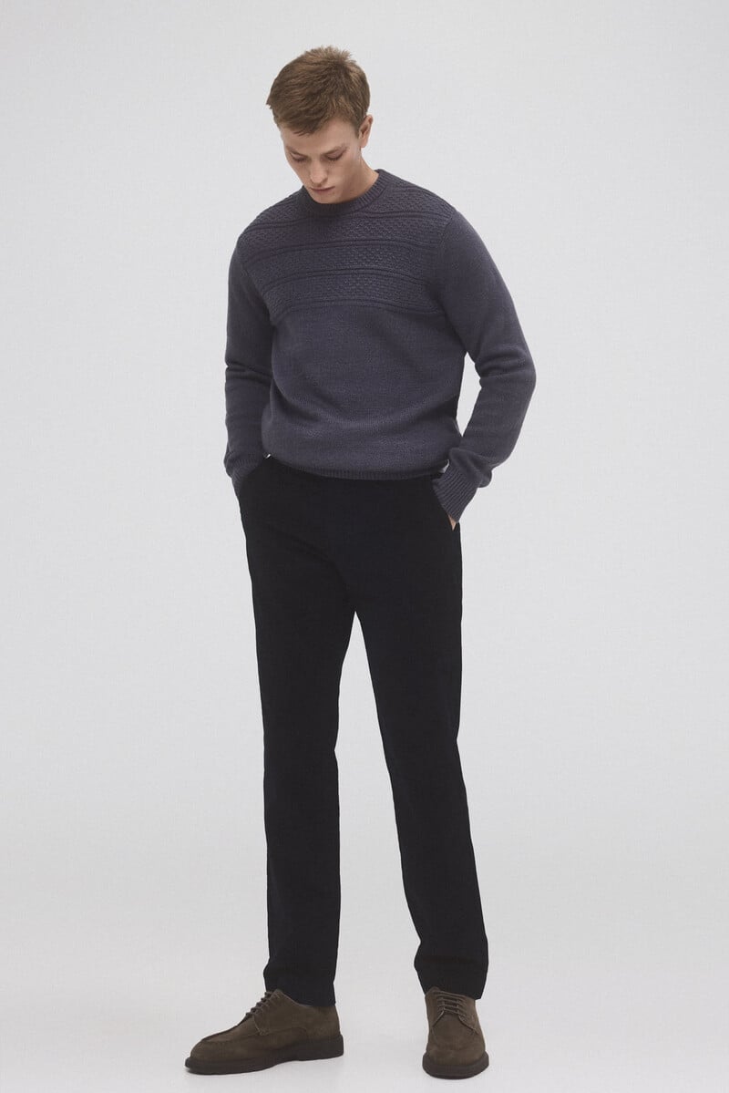 Cortefiel Pantalón chino premium flex regular fit