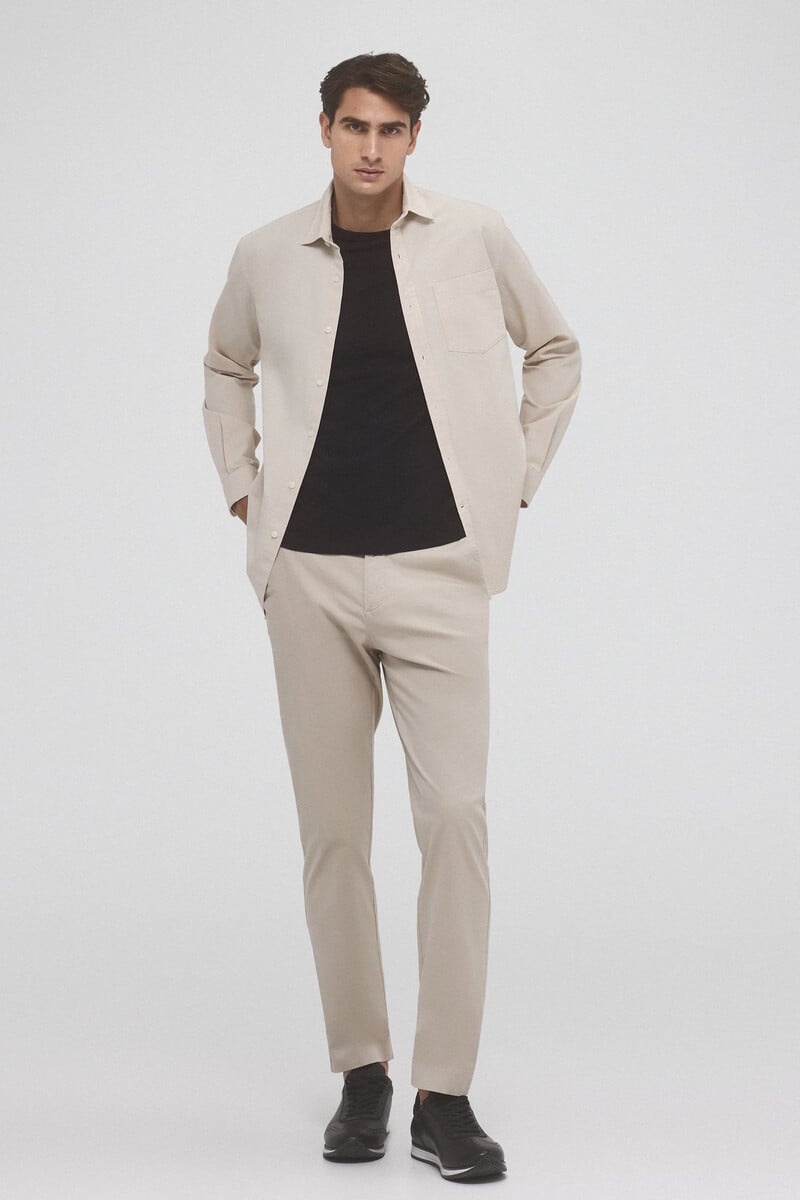 Cortefiel Pantalón Chino Premium Flex Regular Fit