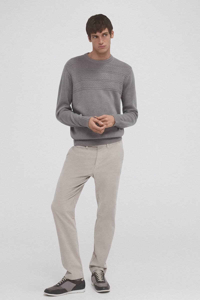 Cortefiel Pantalón chino premium flex regular fit