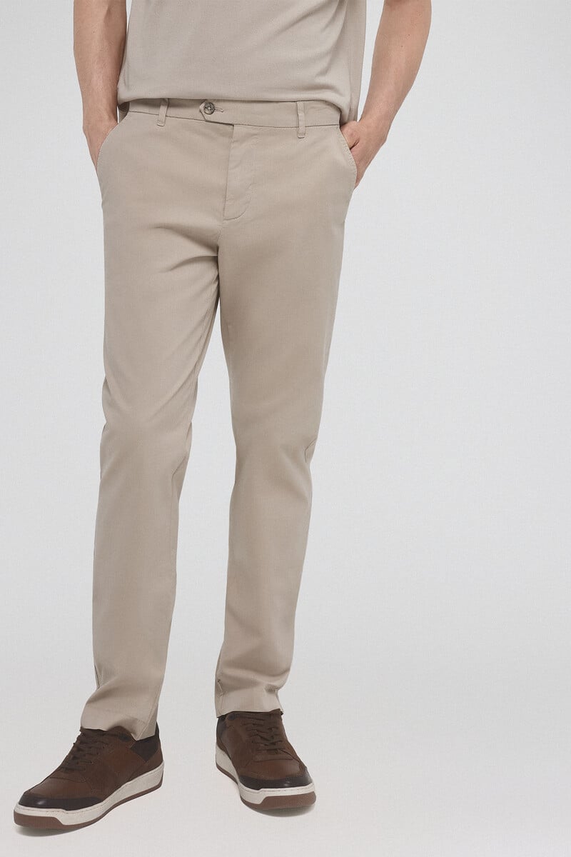 Cortefiel Pantalón Chino Premium Flex Slim Fit