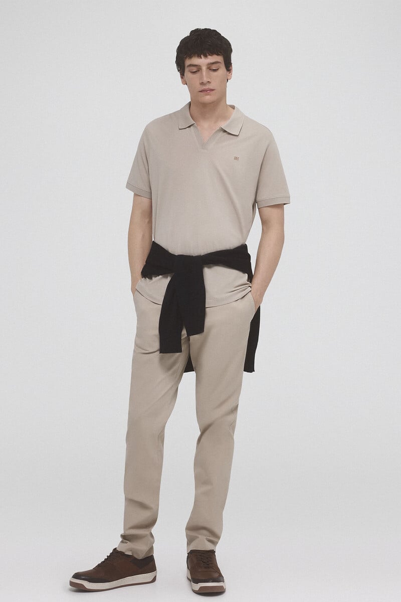 Cortefiel Pantalón chino premium flex slim fit