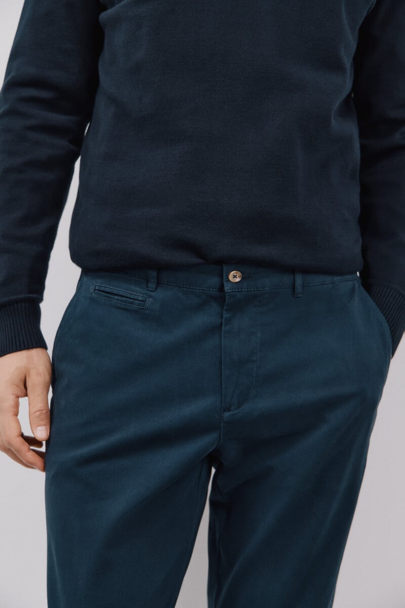 Cortefiel Pantalón Chino Slim Fit