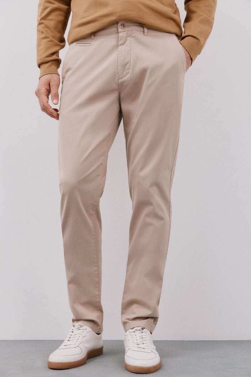 Cortefiel Pantalón Chino Slim Fit