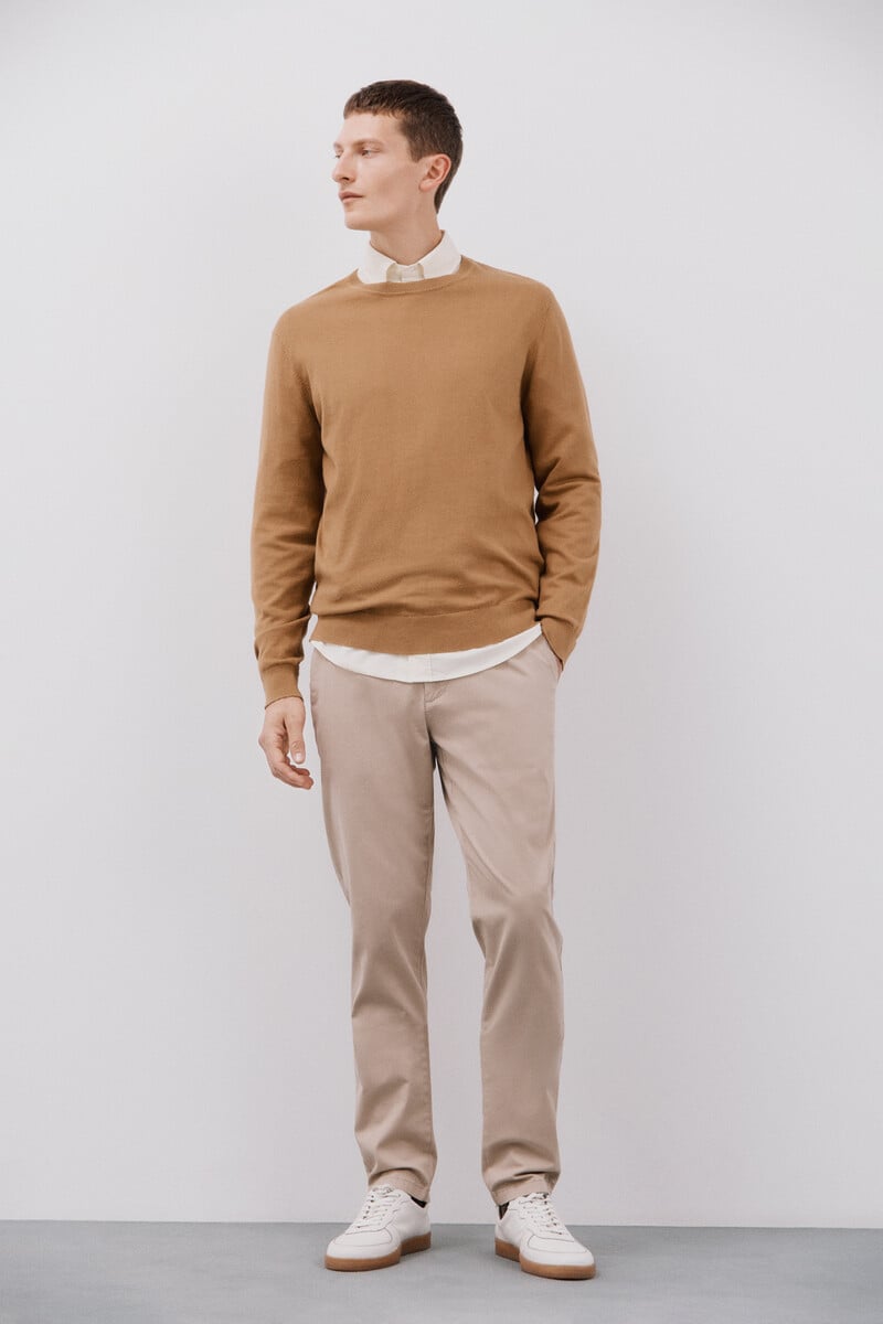 Cortefiel Pantalón chino slim fit