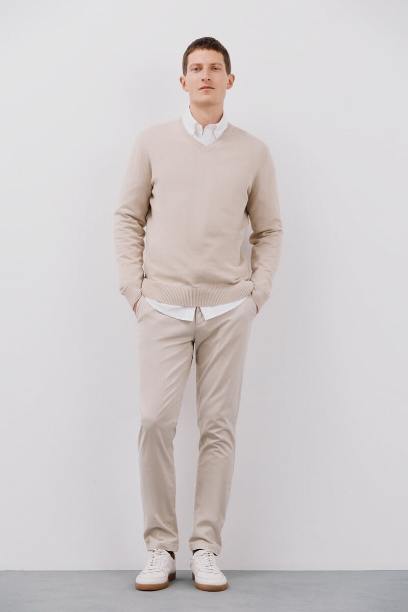 Cortefiel Pantalón Chino Slim Fit