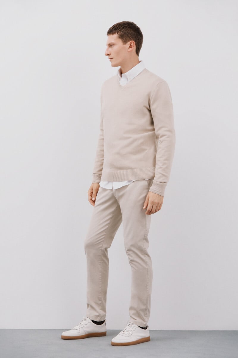 Cortefiel Pantalón Chino Slim Fit