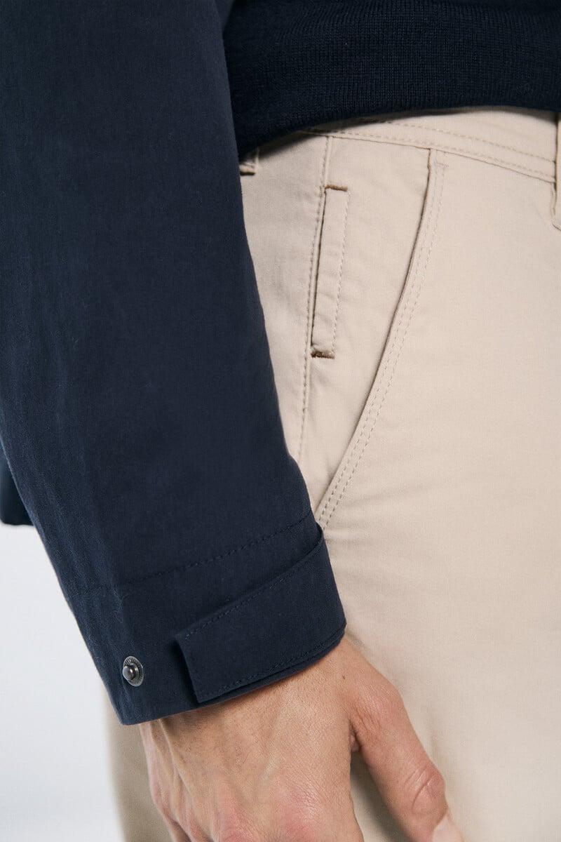 Cortefiel Pantalón Chino Slim Fit Color