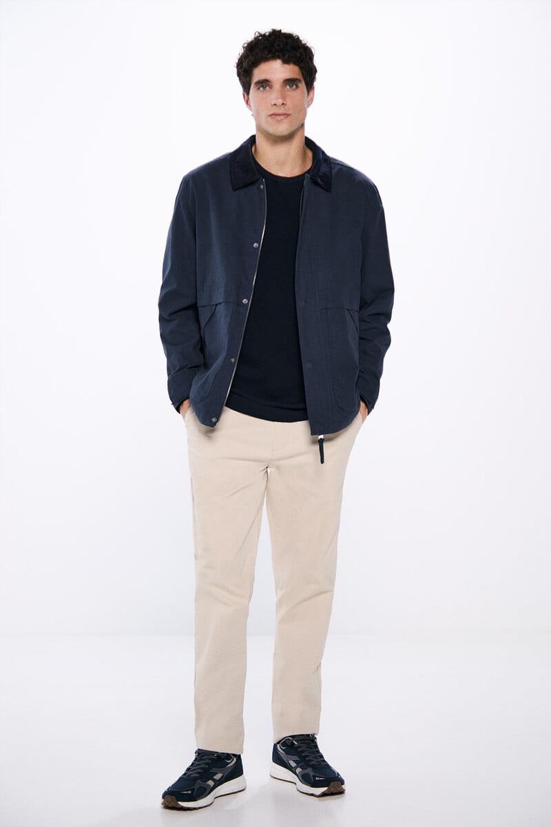 Cortefiel Pantalón chino slim fit color