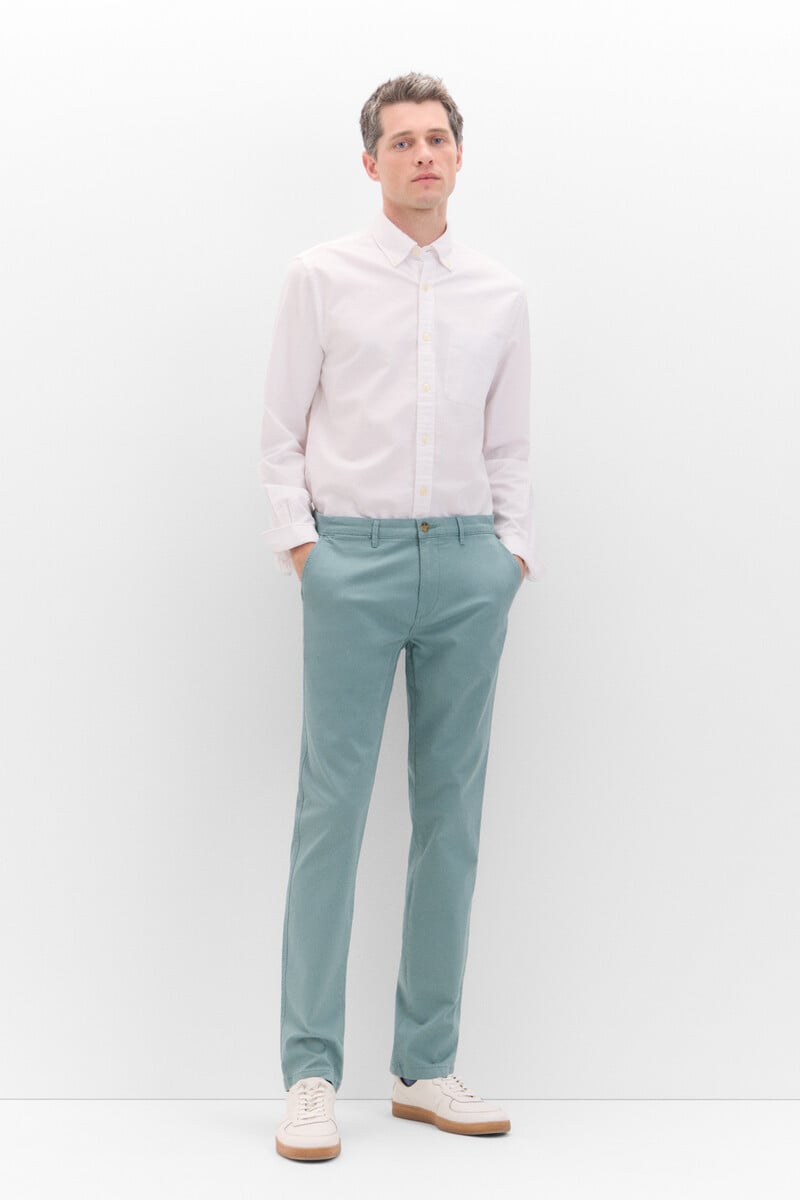 Cortefiel Pantalón chino slim fit