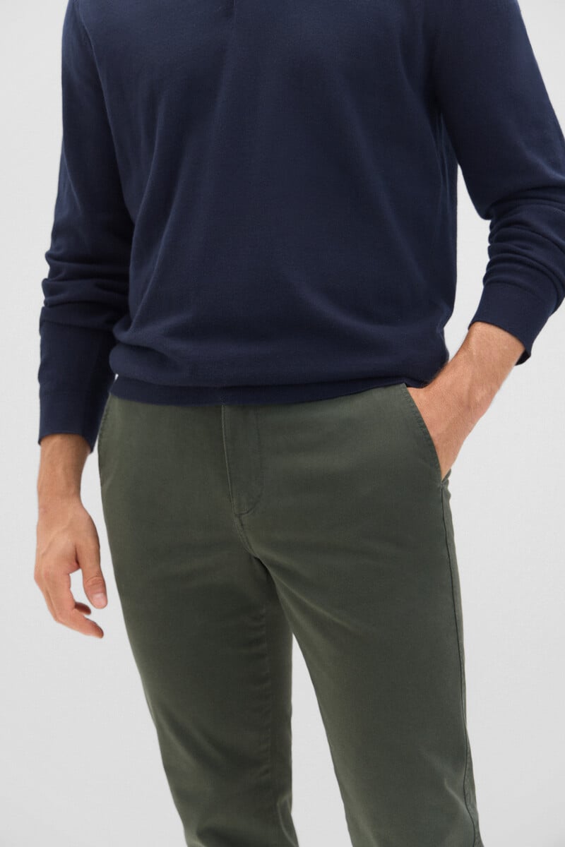 Cortefiel Pantalón Chino Slim Fit