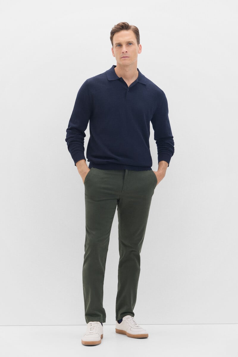 Cortefiel Pantalón chino slim fit