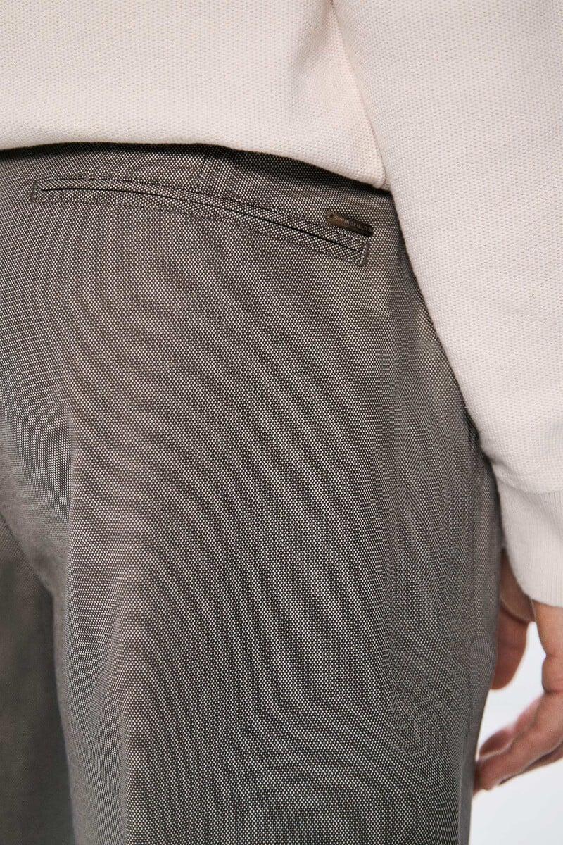 Cortefiel Pantalón Chino Vestir Estructura Bicolor