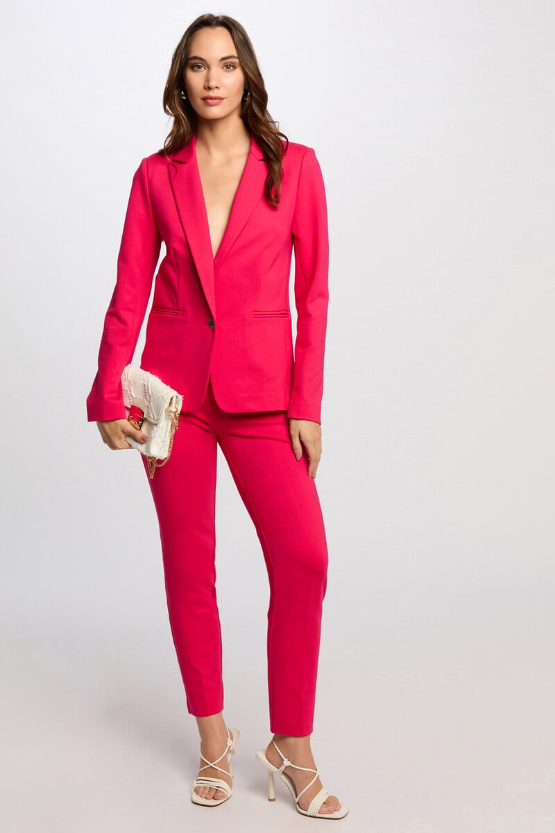 Cortefiel Pantalón cigarette con pinzas