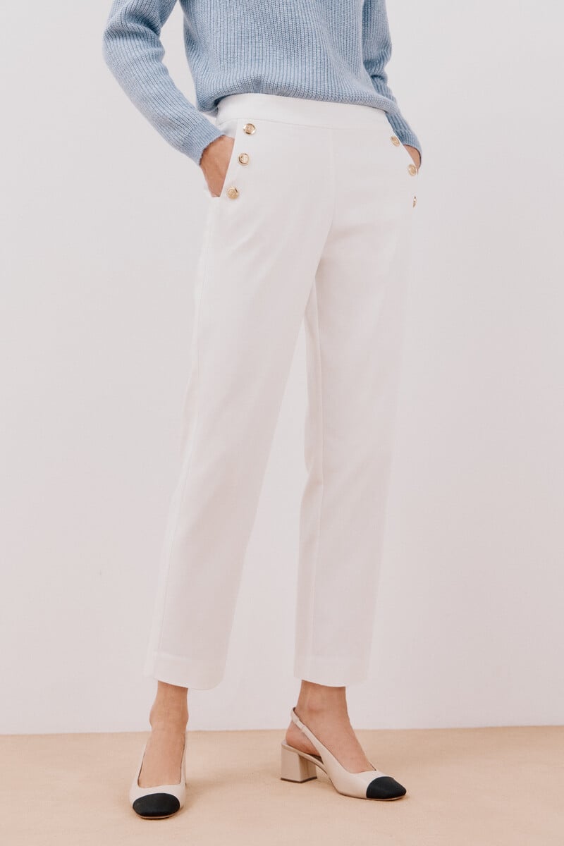 Cortefiel Pantalón Con Botones