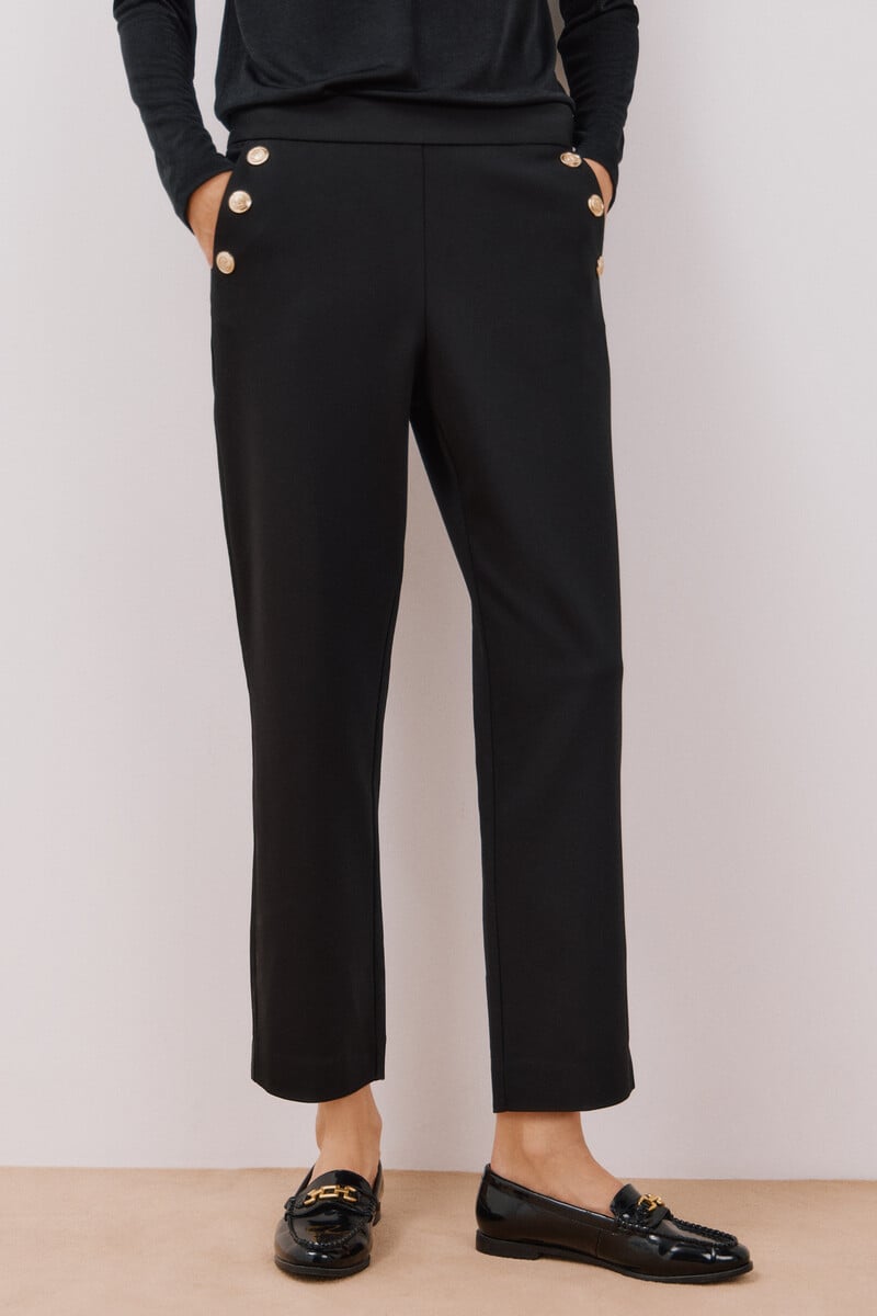 Cortefiel Pantalón con botones