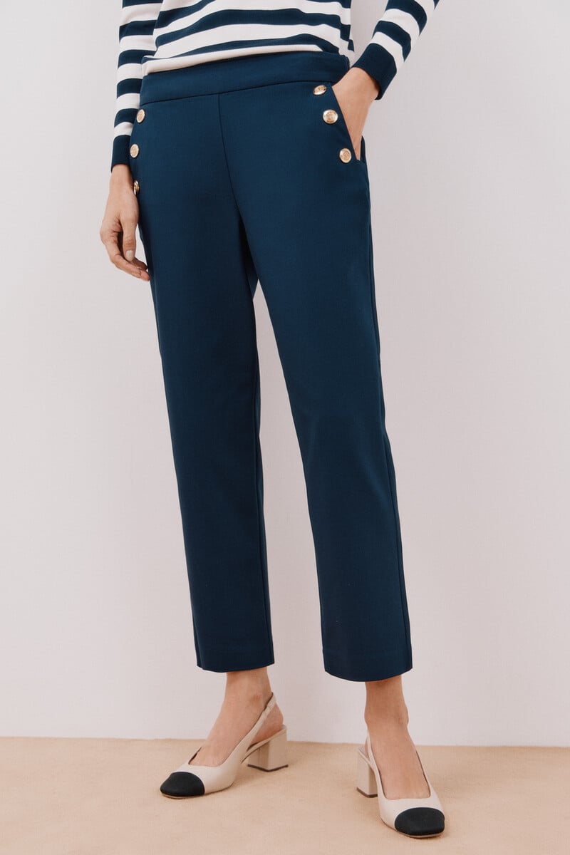 Cortefiel Pantalón Con Botones