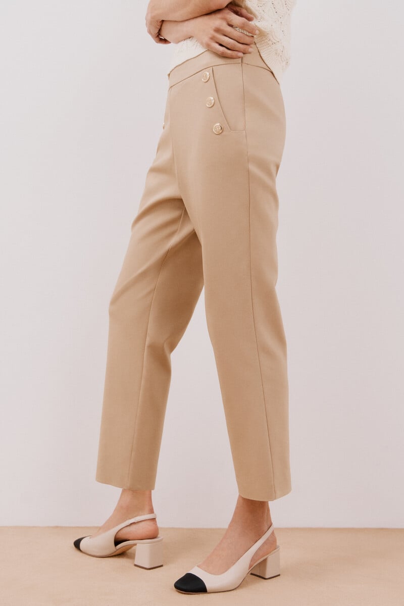 Cortefiel Pantalón con botones