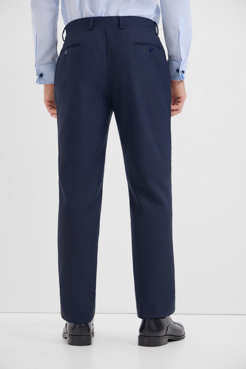 Cortefiel Pantalón Cuadros Serie Xxi