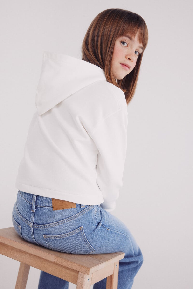 Cortefiel Pantalon Culotte Denim Niña