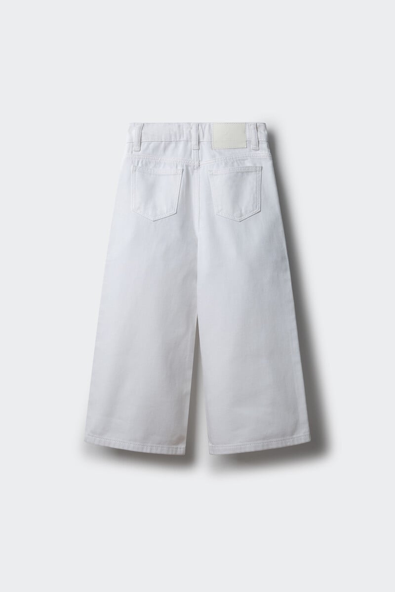 Cortefiel Pantalon Culotte Denim Niña