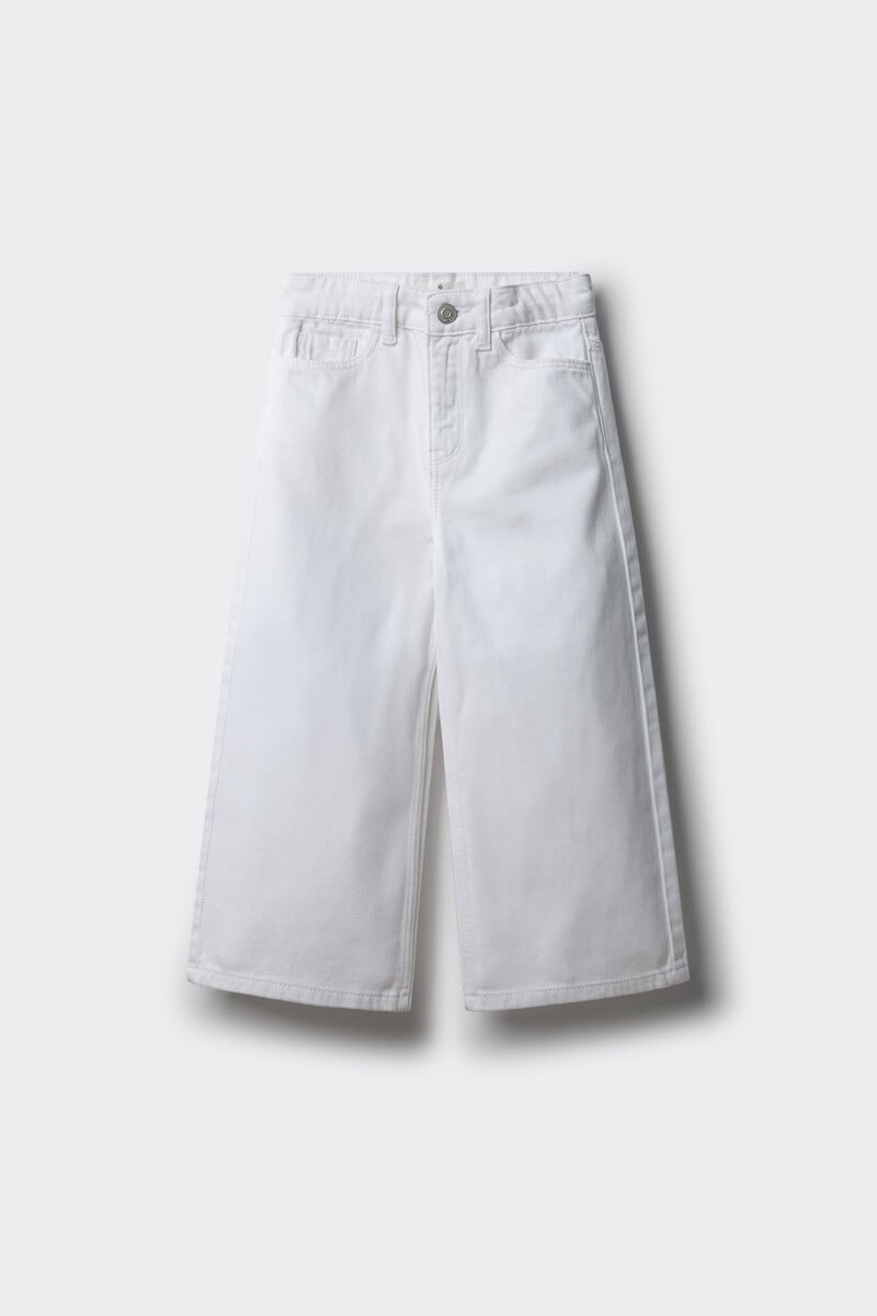 Cortefiel Pantalon Culotte denim niña