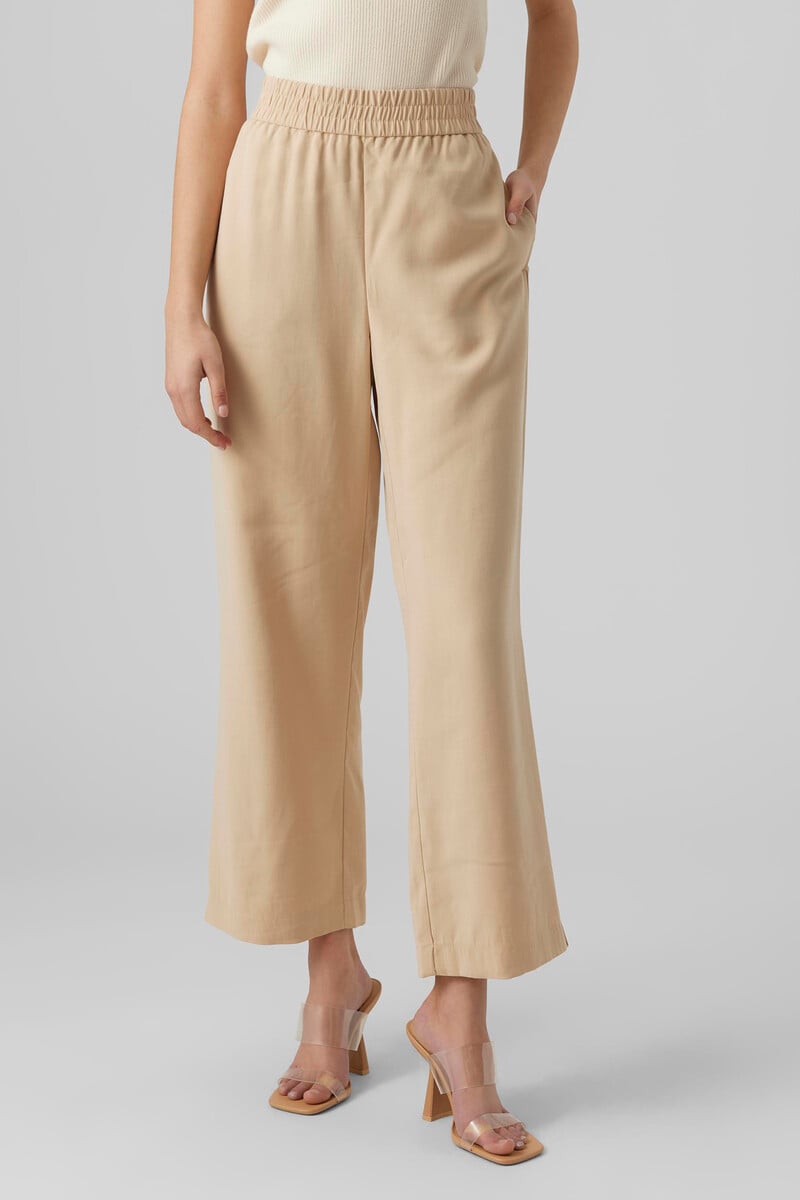 Cortefiel Pantalón Culotte Fluido