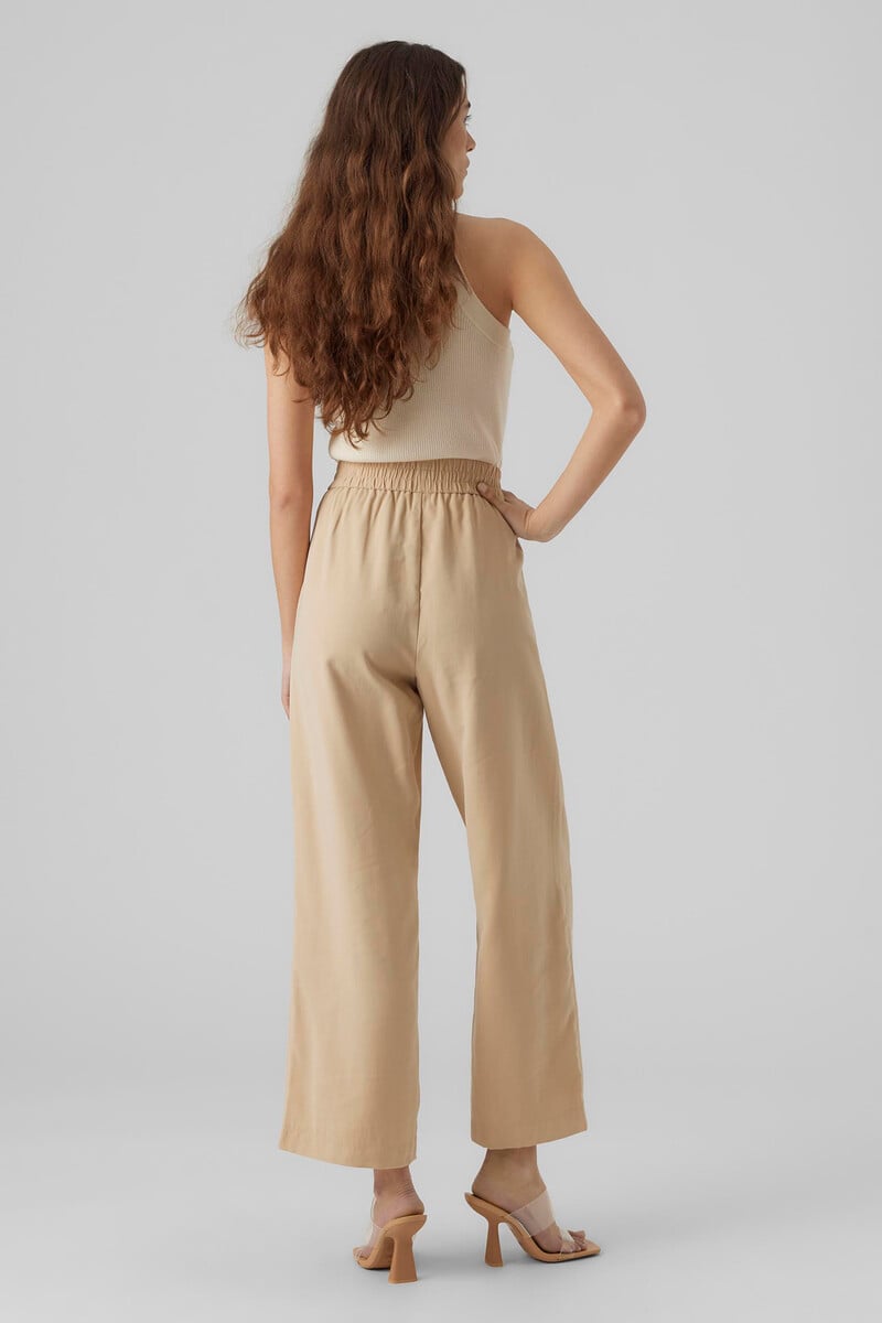 Cortefiel Pantalón Culotte Fluido