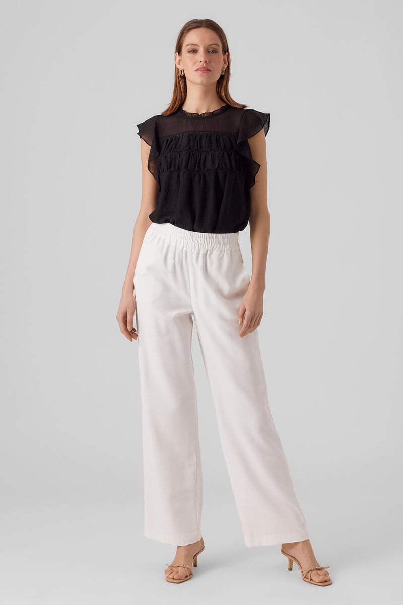Cortefiel Pantalón culotte fluido