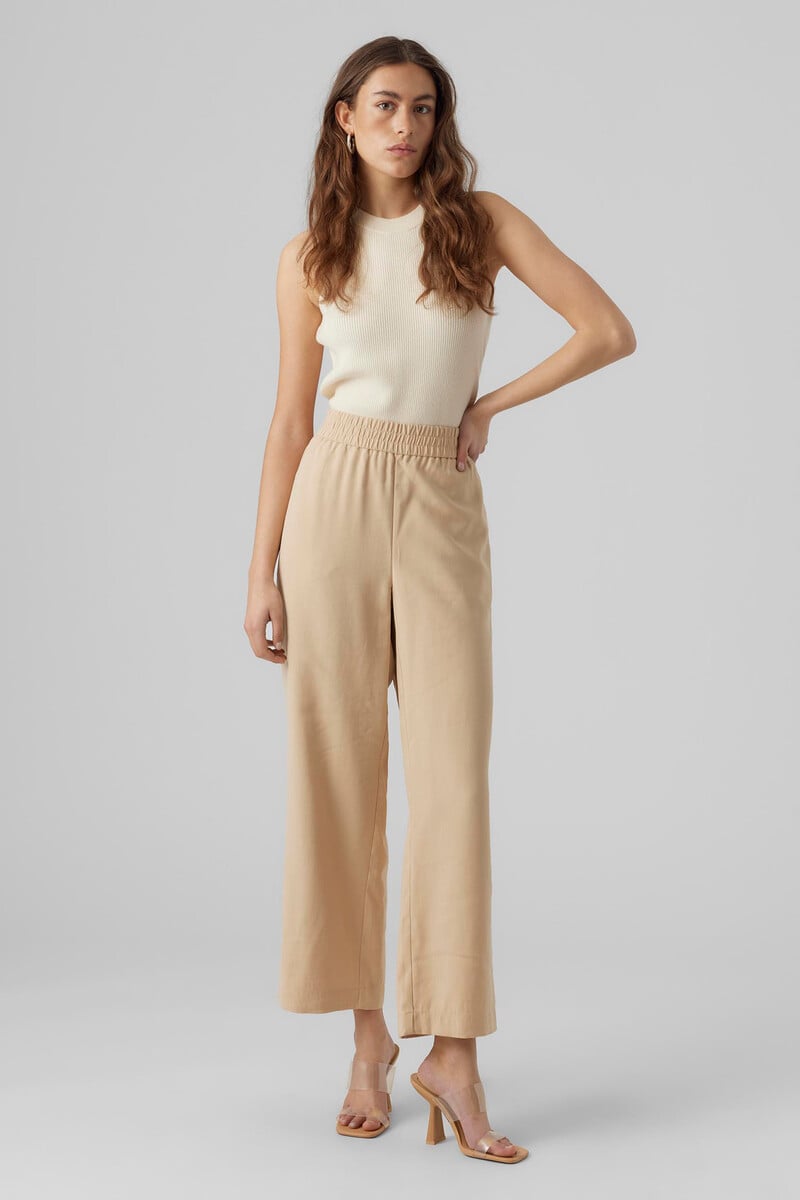 Cortefiel Pantalón culotte fluido