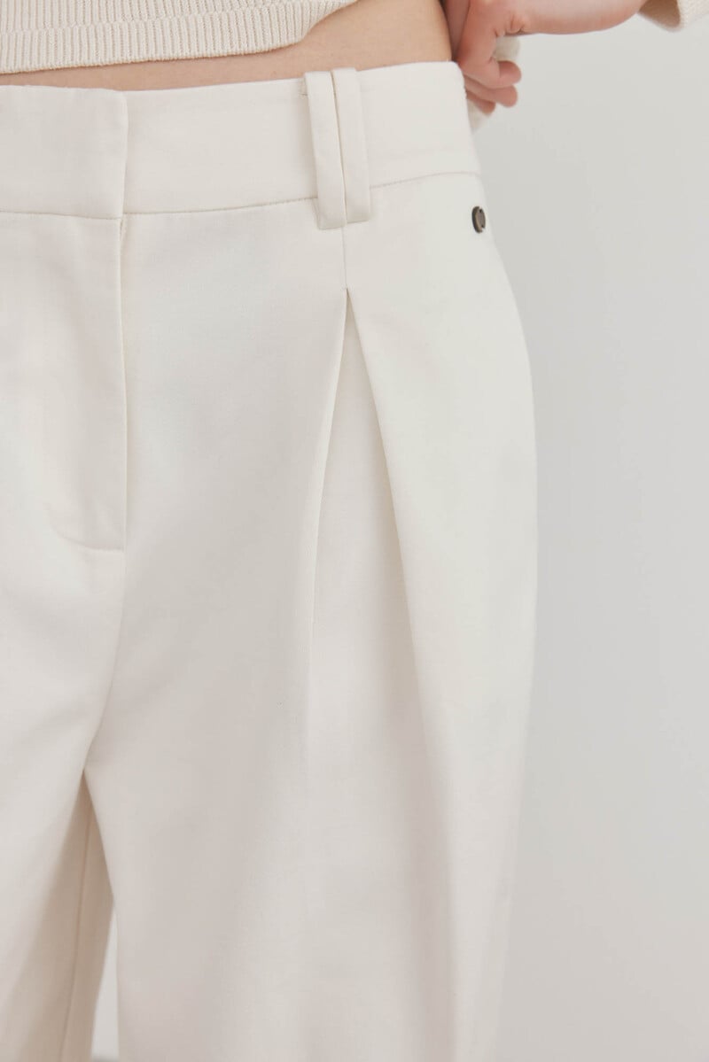 Cortefiel Pantalón Culotte Pinzas