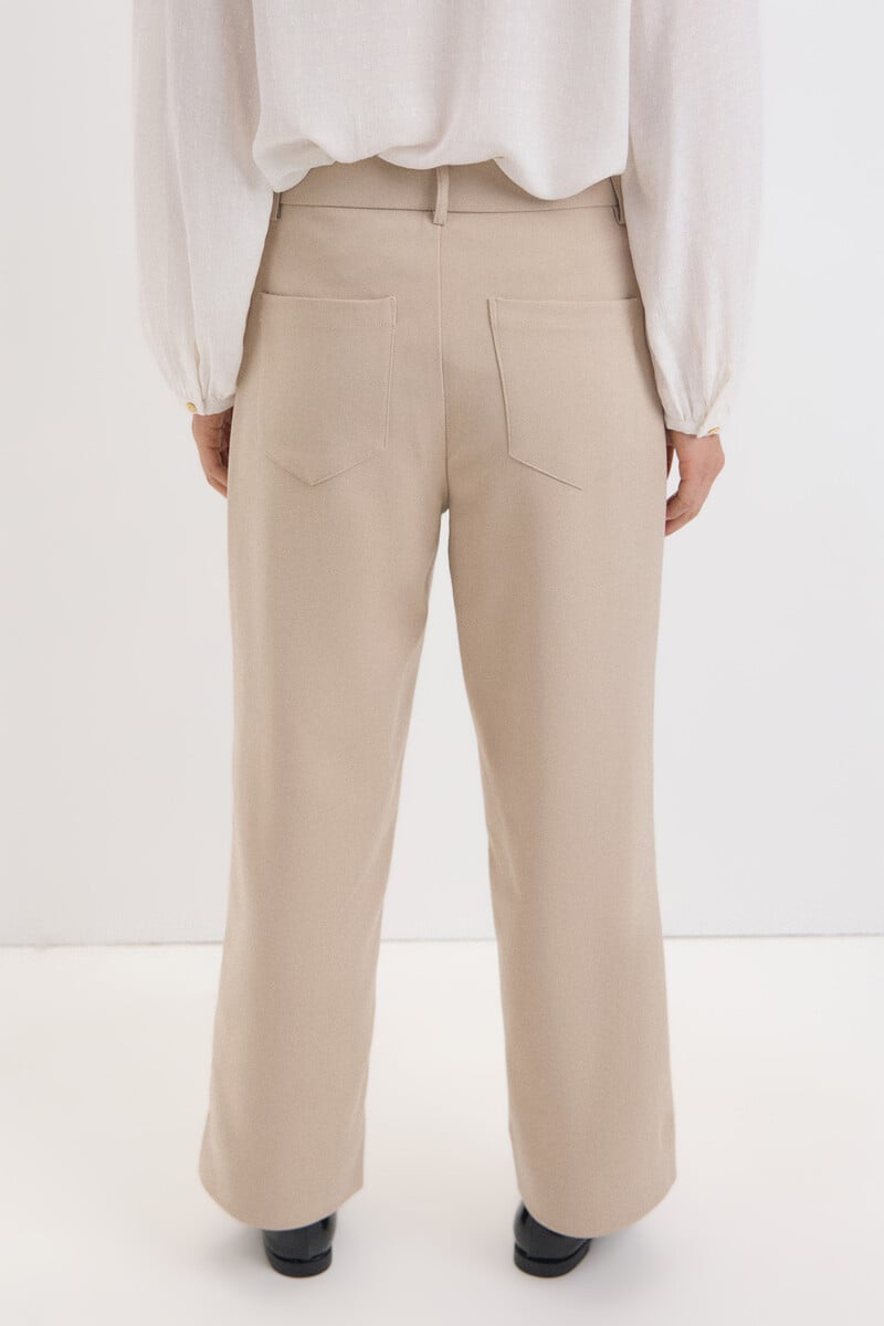 Cortefiel Pantalón De Corte Recto