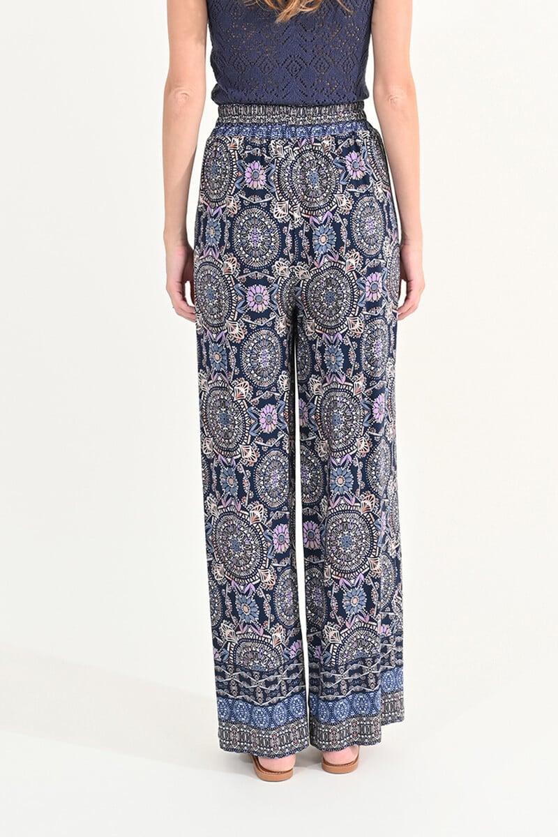 Cortefiel Pantalón De Mujer Largo Con Estampado