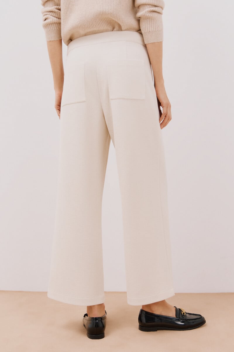 Cortefiel Pantalón De Punto Con Botones