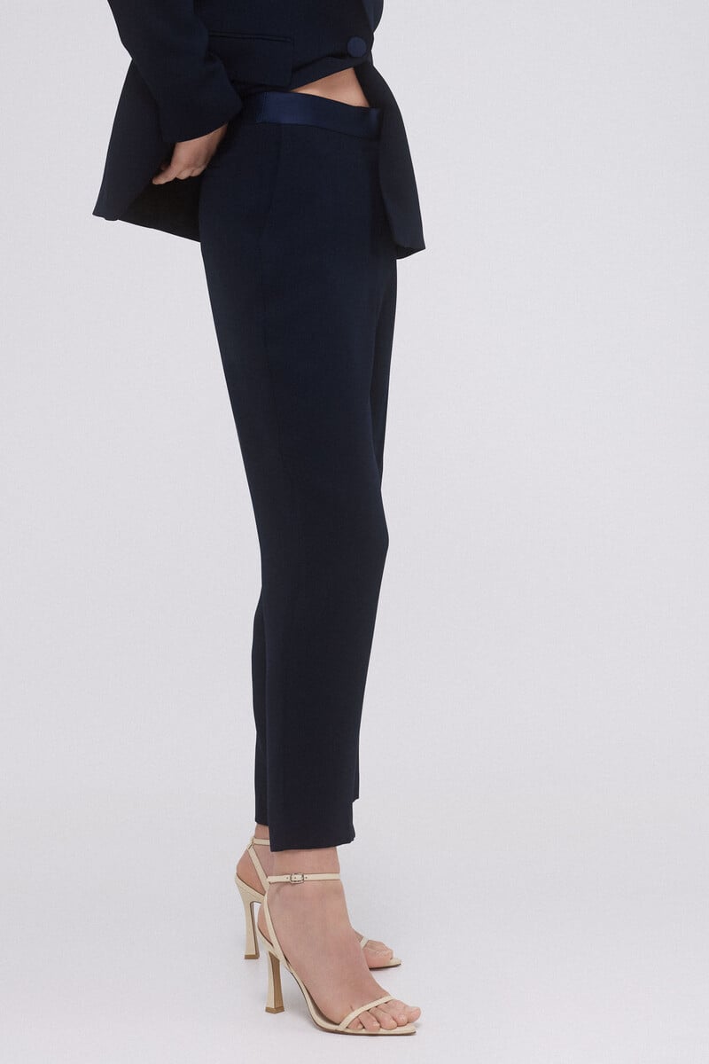 Cortefiel Pantalón De Traje Contrastes