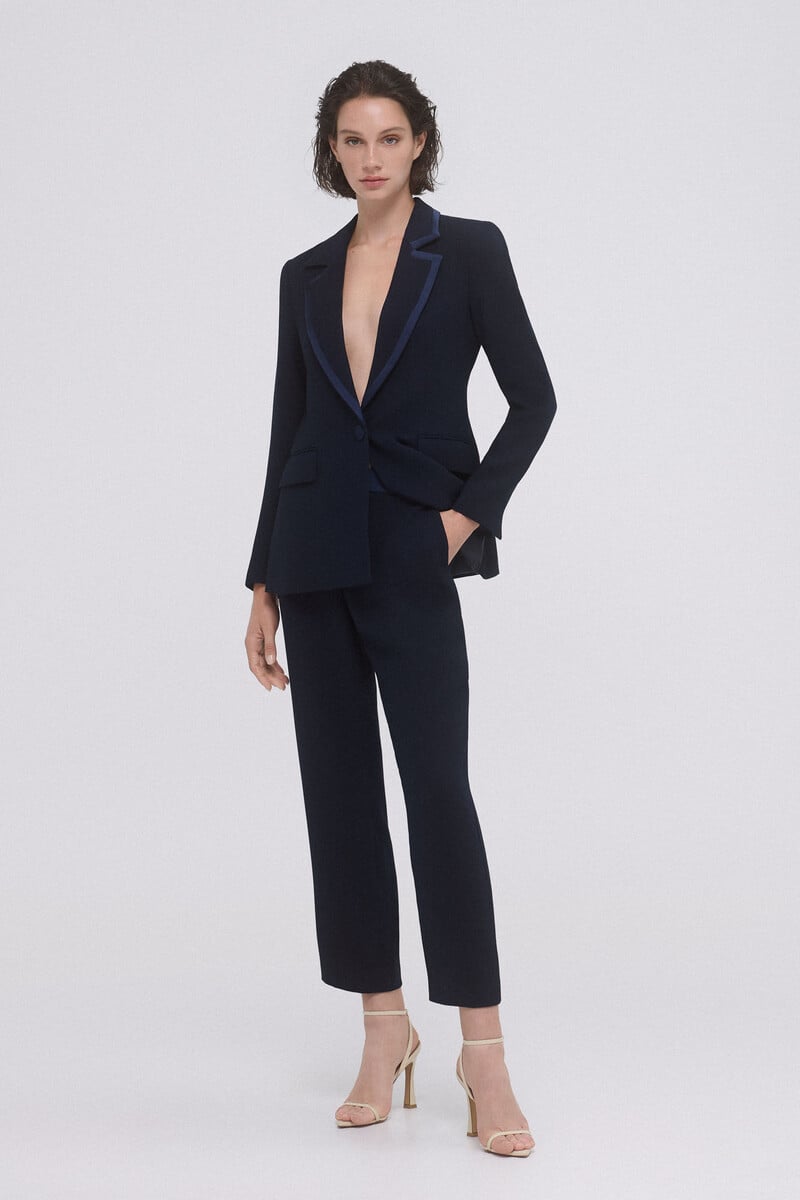 Cortefiel Pantalón de traje contrastes