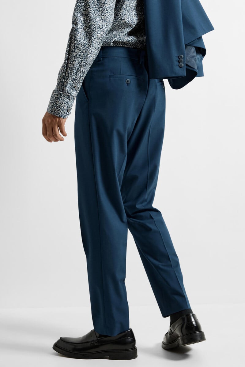 Cortefiel Pantalón De Traje Slim Fit