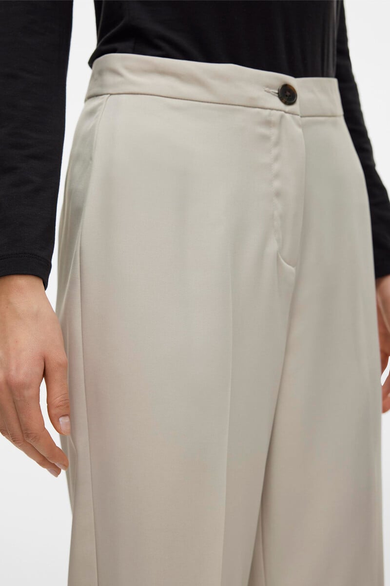 Cortefiel Pantalón De Vestir De Mujer Corte Recto