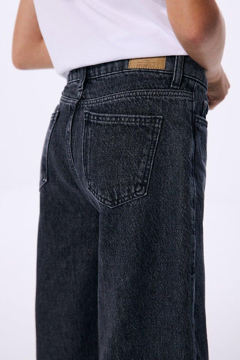 Cortefiel Pantalón Denim Culotte Niña