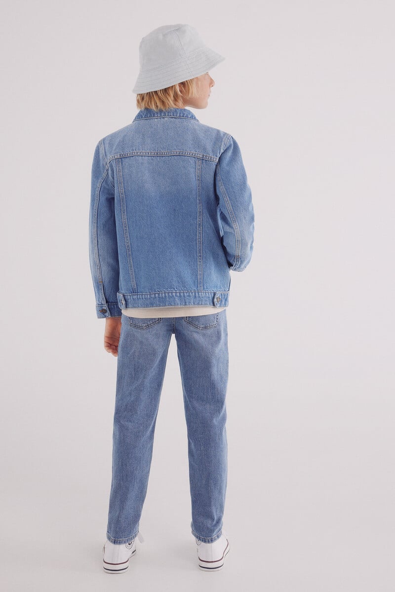 Cortefiel Pantalon Denim Ligero Niño
