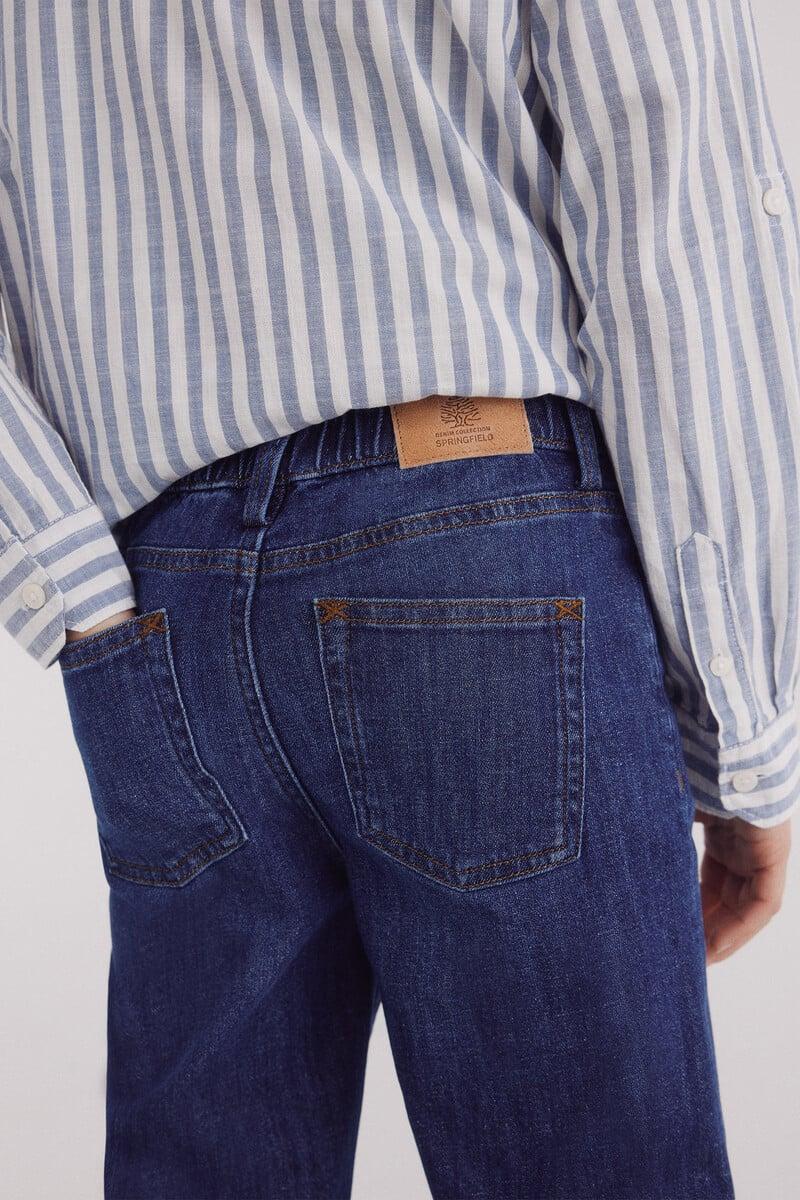 Cortefiel Pantalon Denim Ligero Niño