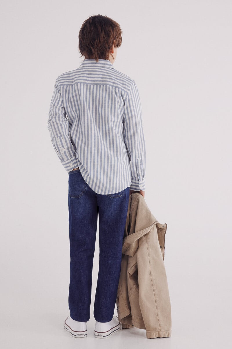 Cortefiel Pantalon Denim Ligero Niño