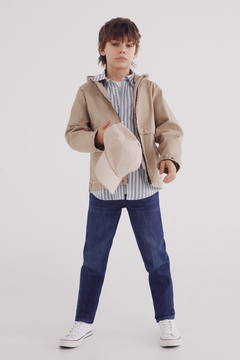 Cortefiel Pantalon denim ligero niño