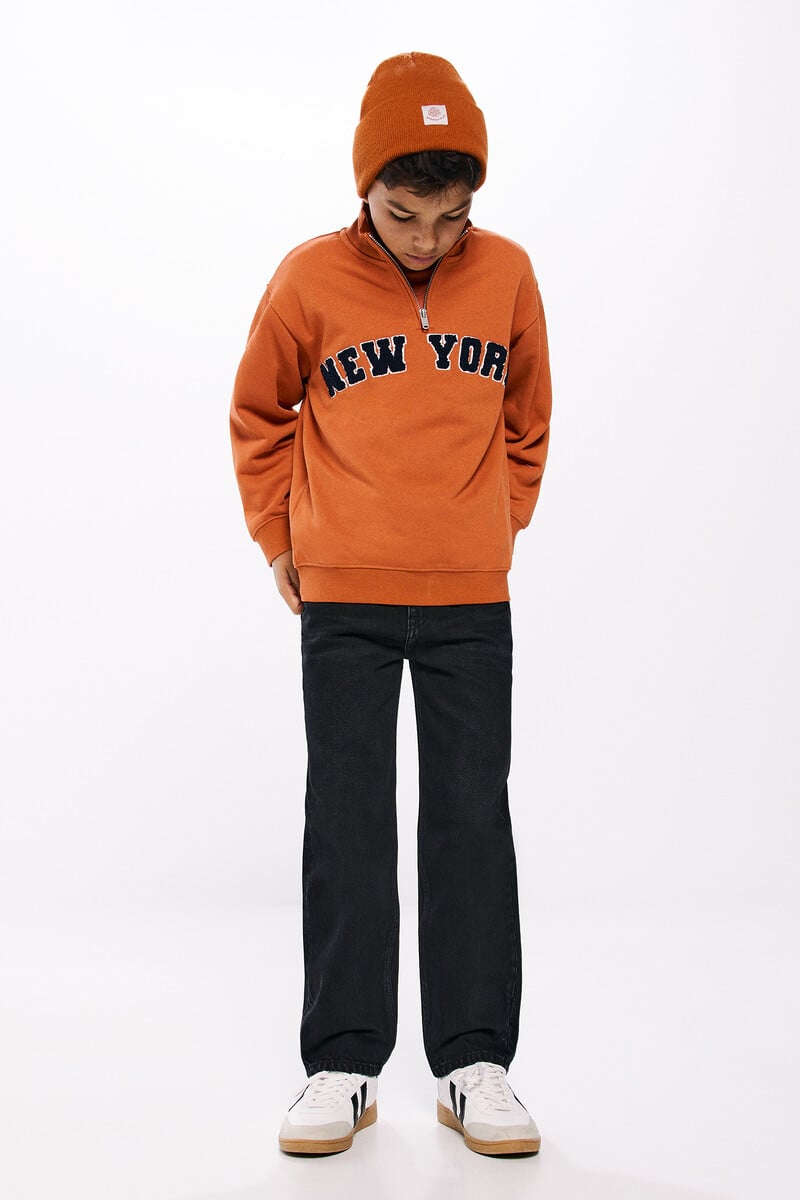 Cortefiel Pantalon denim skater niño