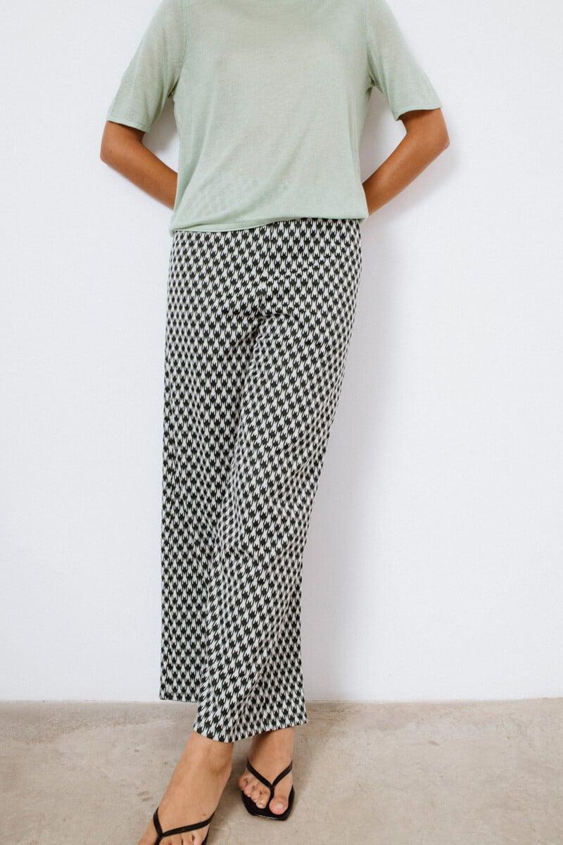 Cortefiel Pantalón Elástico Jacquard