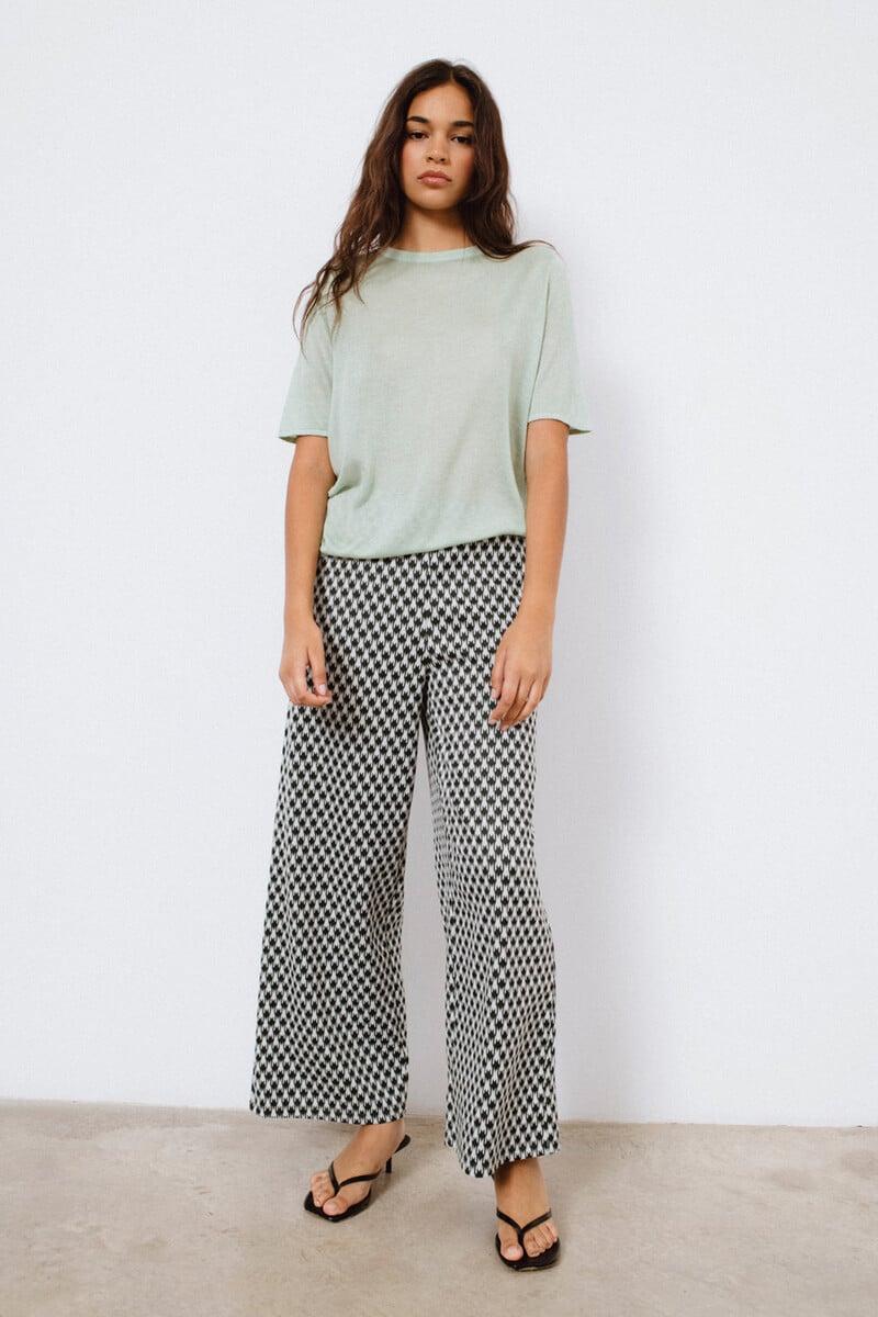 Cortefiel Pantalón Elástico Jacquard