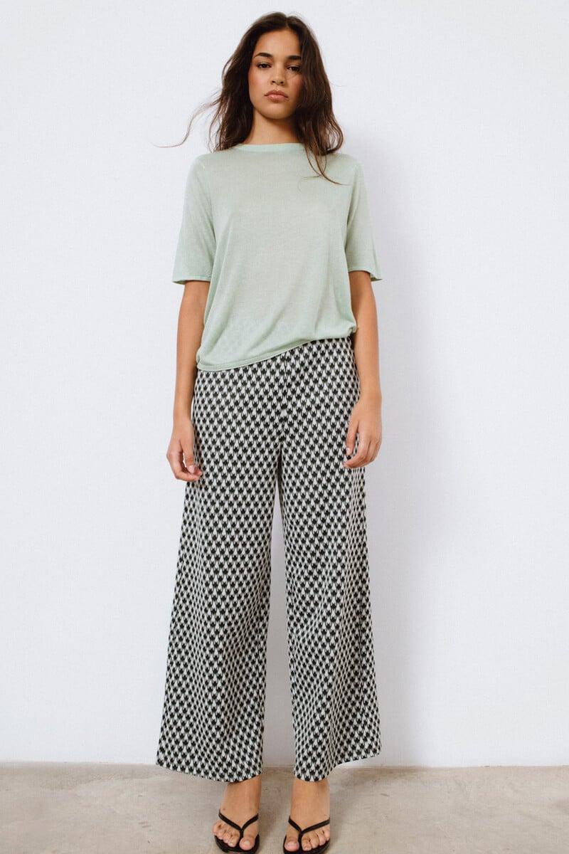 Cortefiel Pantalón elástico jacquard